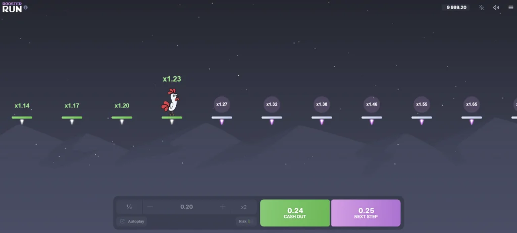 Rooster Run Demo Spiel