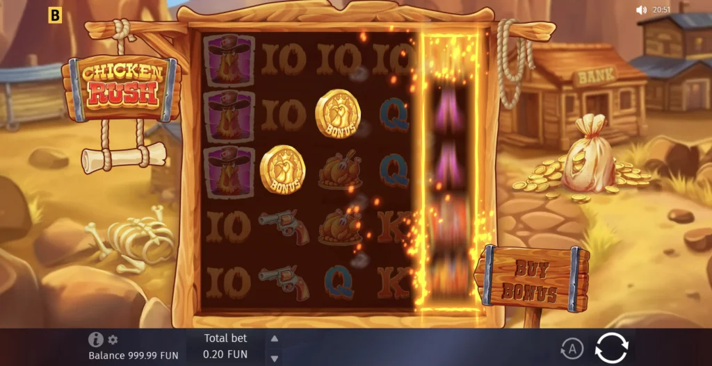 Chicken Rush Spiel