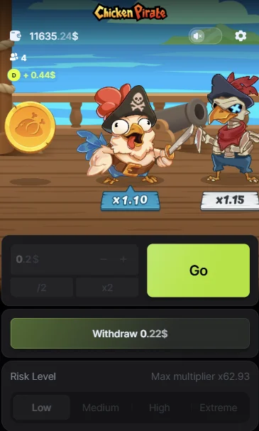 Chicken Pirate Glücksspiel