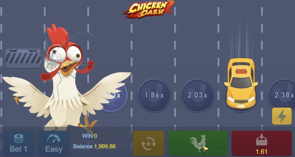 Chicken Dash Spiel von TaDa Gaming