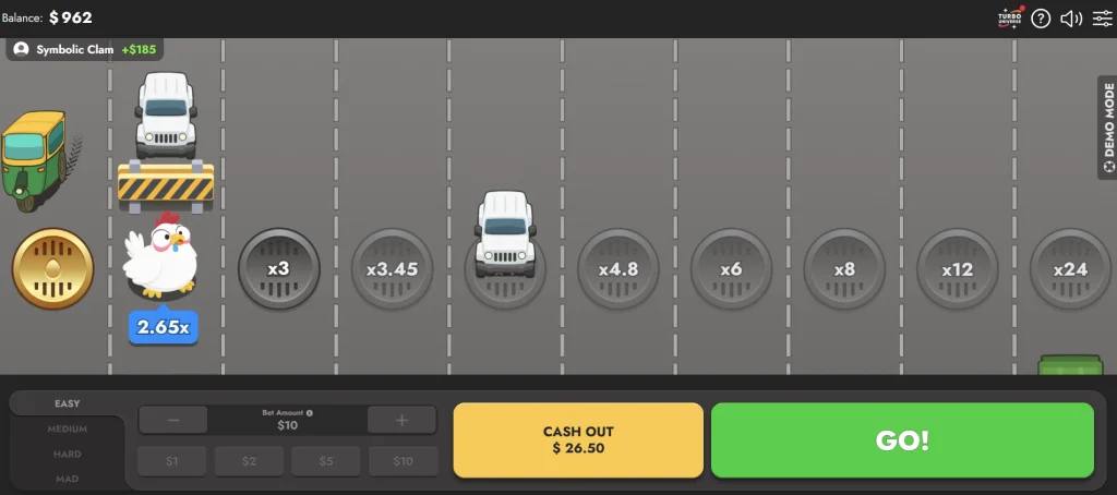 Spiel Chicken Route