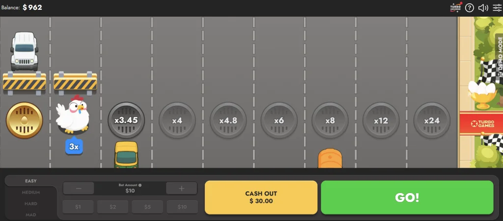 Chicken Route Demo Spiel
