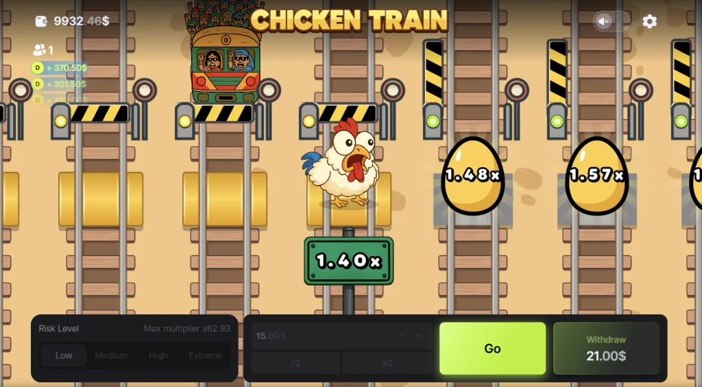 Chicken Train Spiel
