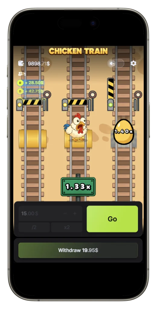 Chicken Train Glücksspiel