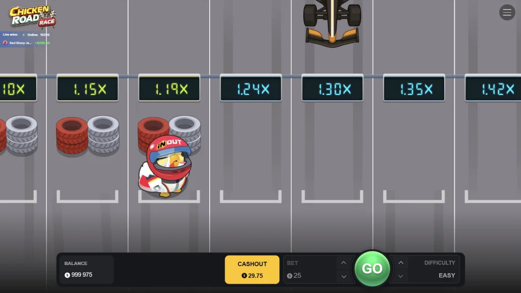 Chicken Road Race Spiel