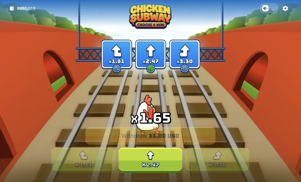 Chicken Subway Glücksspiel