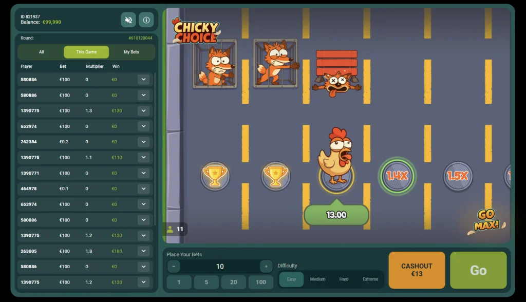 Chicky Choice Spiel