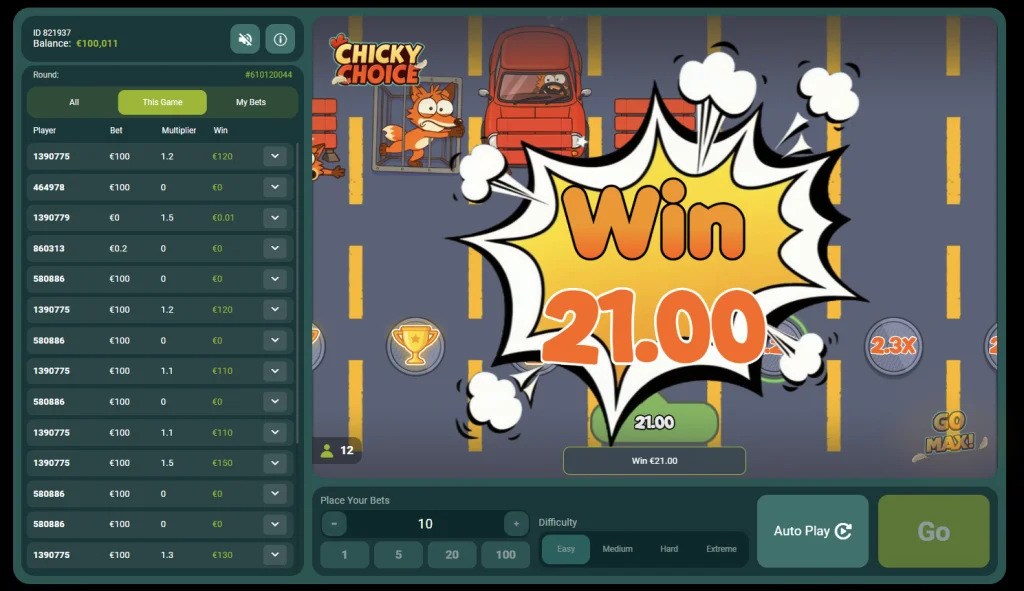 Chicky Choice Spiel Demo